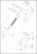 EXHAUST SYSTEM, 2025 KTM 250-SX-F