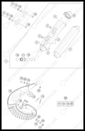 EXHAUST SYSTEM, 2022 KTM 300-XC