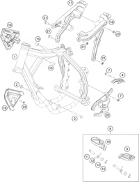 FRAME, 2022 KTM SX-E-5