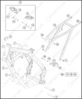 FRAME, 2023 KTM 65-SX