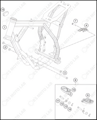 FRAME, 2022 KTM 50-SX