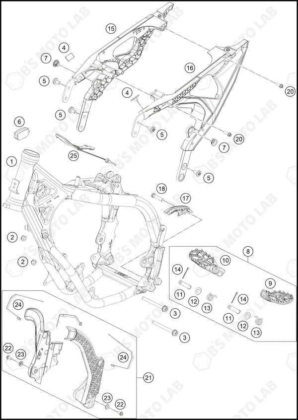 FRAME, 2025 KTM 65-SX