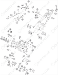 FRAME, 2023 KTM RC-390