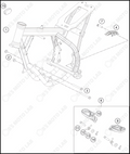 FRAME, 2022 KTM 50-SX-MINI