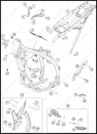 FRAME, 2025 KTM 250-SX