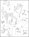 FRAME, 2023 KTM 85-SX-19-16