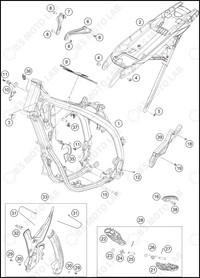 FRAME, 2023 KTM 300-SX