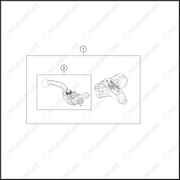 FRONT BRAKE CONTROL, 2024 KTM SX-E-2