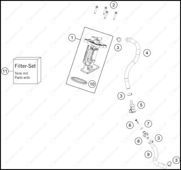 FUEL PUMP, 2025 KTM 300-SX