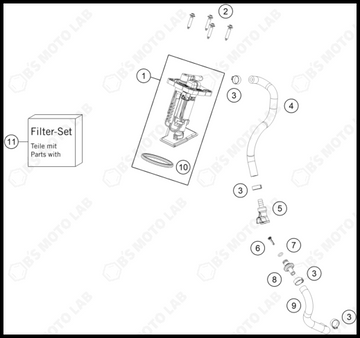 FUEL PUMP, 2025 KTM 250-SX