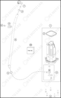 FUEL PUMP, 2023 KTM duke-390