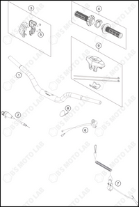 HANDLEBAR, CONTROLS, 2023 KTM 50-SX-FACTORY-EDITION