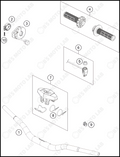 HANDLEBAR, CONTROLS, 2024 KTM SX-E-3