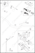 HANDLEBAR, CONTROLS, 2022 KTM 125-SX