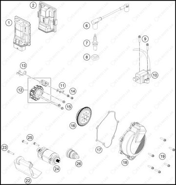 IGNITION SYSTEM, 2025 KTM 150-SX