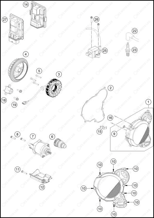 IGNITION SYSTEM, 2025 KTM 300-XC-W