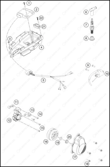 IGNITION SYSTEM, 2025 KTM 85-SX-17-14