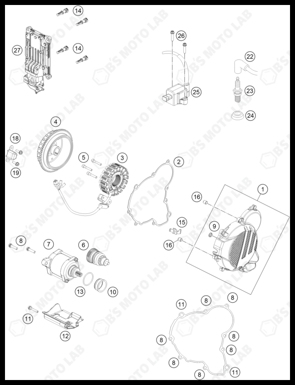 IGNITION SYSTEM, 2022 KTM 300-XC