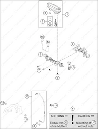 INSTRUMENTS / LOCK SYSTEM, 2025 KTM 300-XC-W