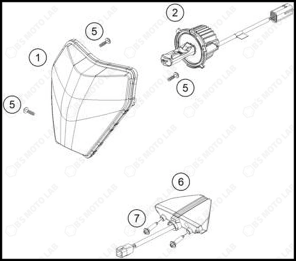 LIGHTING SYSTEM, 2025 KTM 300-XC-W