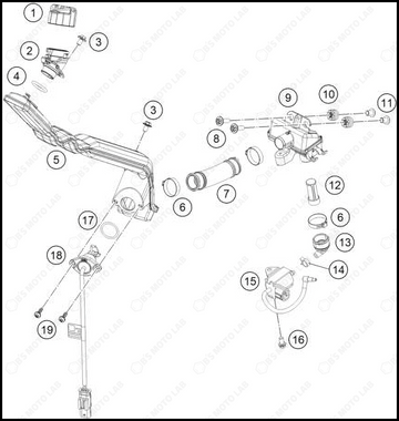 LUBRICATING SYSTEM, 2025 KTM 300-XC-W