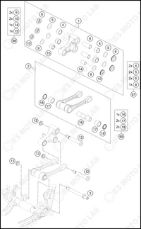 PRO LEVER LINKING, 2022 KTM 250-SX-F