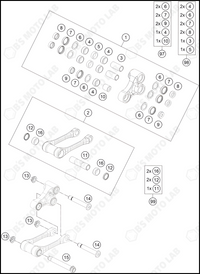 PRO LEVER LINKING, 2024 KTM 250-SX