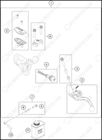 REAR BRAKE CONTROL, 2024 KTM SX-E-3