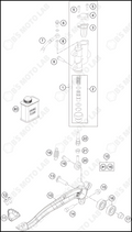 REAR BRAKE CONTROL, 2023 KTM 85-SX-19-16