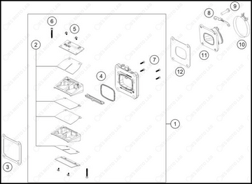 REED VALVE CASE, 2025 KTM 300-XC-W