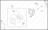 REED VALVE CASE, 2023 KTM 85-SX-17-14