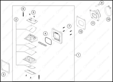 REED VALVE CASE, 2025 KTM 150-SX