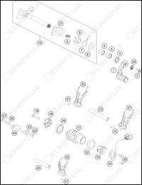 SHIFTING MECHANISM, 2022 KTM 450-SX-F