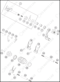 SHIFTING MECHANISM, 2024 KTM 125-SX