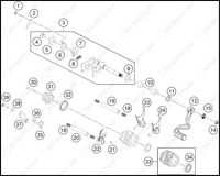 SHIFTING MECHANISM, 2025 KTM 65-SX