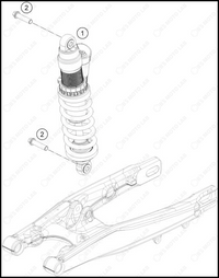 SHOCK ABSORBER, 2025 KTM 85-SX-17-14