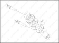 SHOCK ABSORBER, 2024 KTM SX-E-3