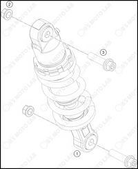 SHOCK ABSORBER, 2023 KTM 50-SX-MINI