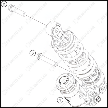 SHOCK ABSORBER, 2023 KTM 50-SX