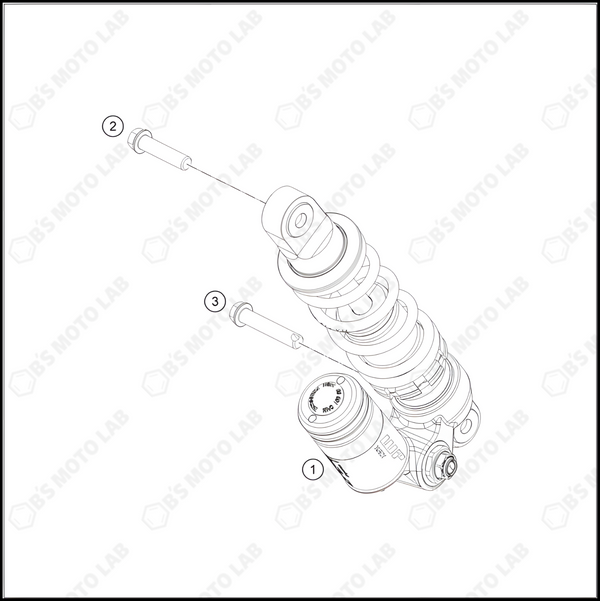 SHOCK ABSORBER, 2025 KTM 50-SX