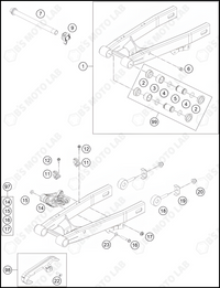 SWING ARM, 2023 KTM 50-SX-MINI