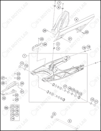 SWING ARM, 2022 KTM Duke-200