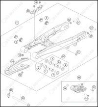 SWING ARM, 2024 KTM SX-E-3