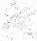 SWING ARM, 2025 KTM 50-SX