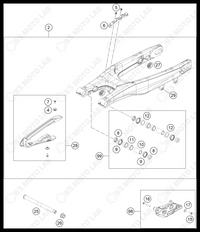 SWING ARM, 2022 KTM 300-XC