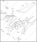 TANK, SEAT, 2023 KTM 85-SX-19-16