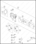 THROTTLE BODY, 2025 KTM 300-XC-W