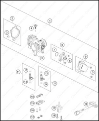 THROTTLE BODY, 2025 KTM 300-XC-W