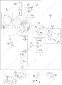 THROTTLE BODY, 2023 KTM 250-SX-F