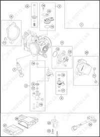 THROTTLE BODY, 2023 KTM 450-SX-F